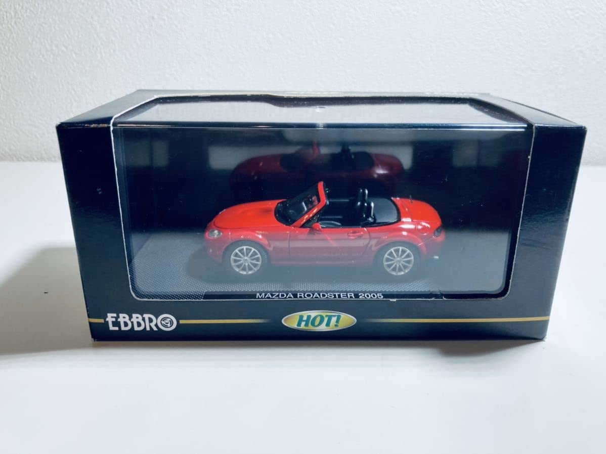 Amazon | 1/43 エブロ マツダ ロードスター (NC) 2005 レッド