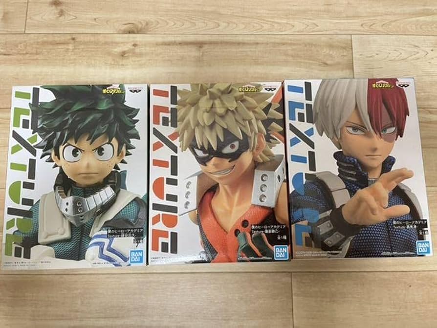 Amazon.co.jp: ヒロアカ TEXTURE フィギュア 緑谷出久 爆豪勝己 轟焦凍