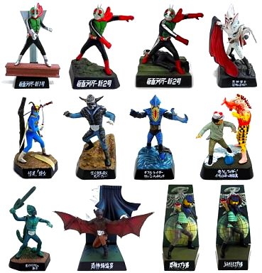 Amazon.co.jp: バンダイ 仮面ライダー 怪人名鑑2 レア含むフルコンプ