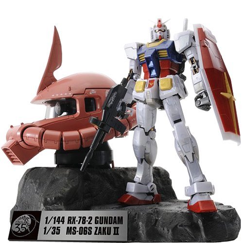 Amazon | 機動戦士ガンダム35th ガンダム & シャア専用ザクヘッド
