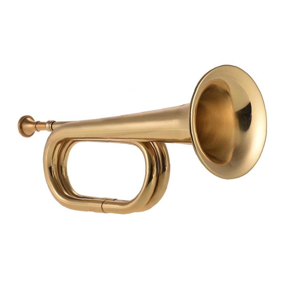 Amazon.co.jp: SAEYZ 信号ラッパ 真鍮製 トランペット 騎兵ホルン