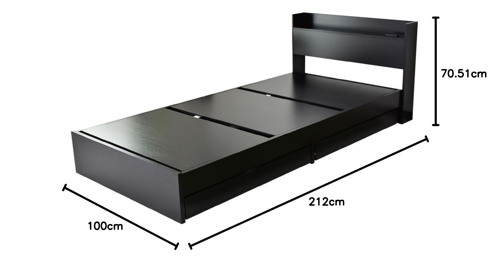 Amazon｜DORIS ドリス ベッド ベッドフレーム シングル ベッド下収納