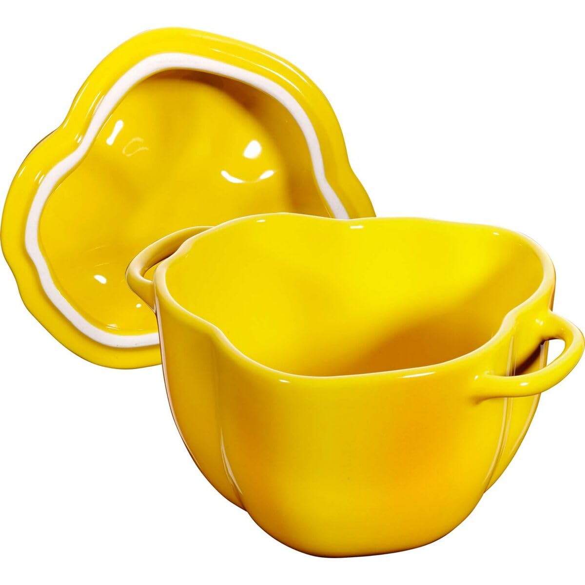 Amazon.com: STAUB Zwilling Ceramic by Paprika Cocotte Yellow