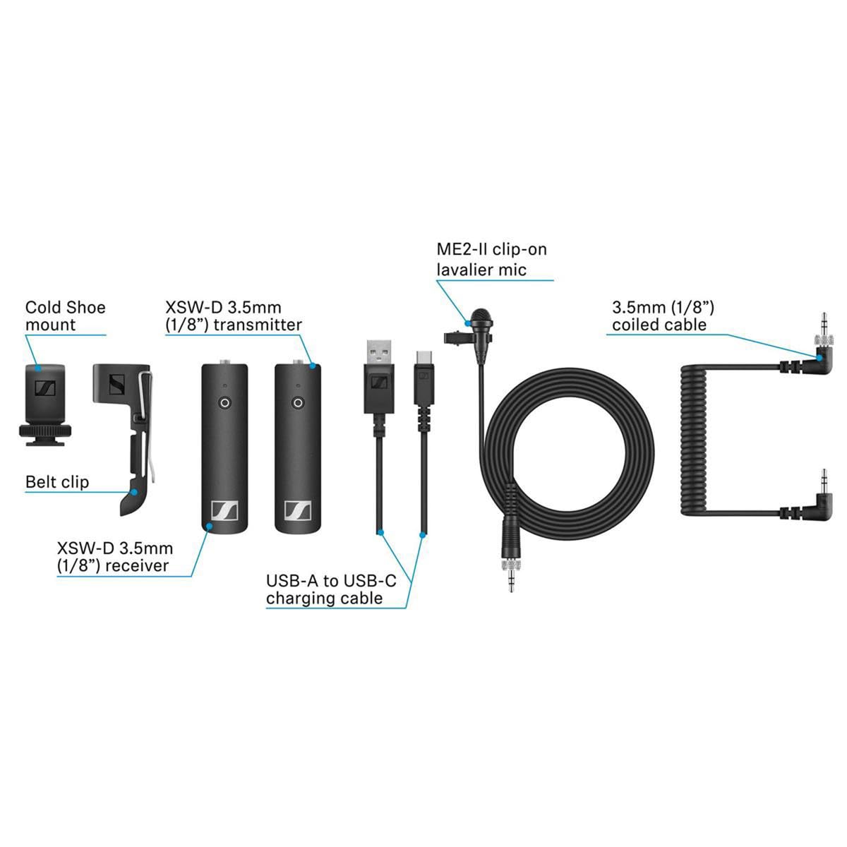 Amazon.com: Sennheiser XSW-D PORTABLE ENG SET : Sennheiser