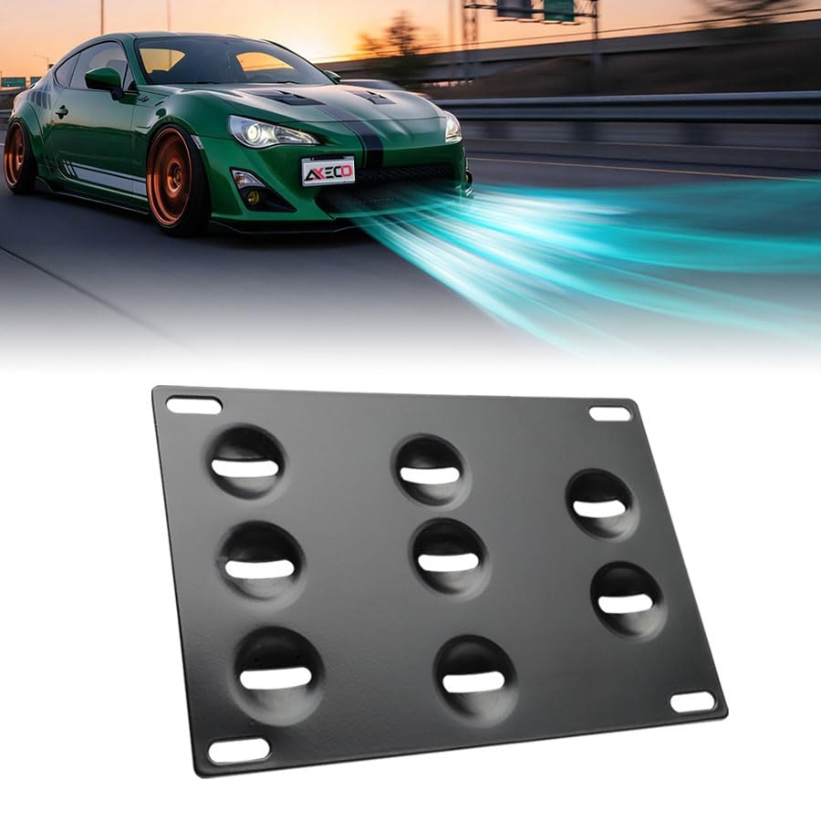 Amazon.co.jp: AXECO フロント牽引フック ナンバープレートブラケット