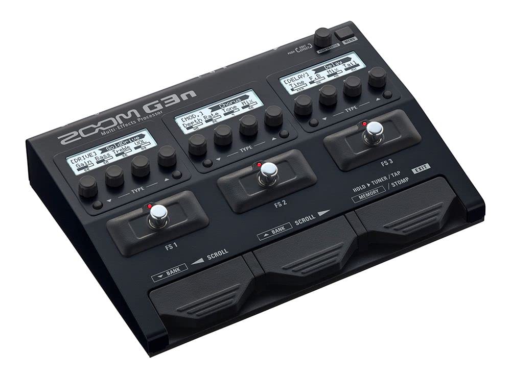 Amazon.com: Zoom G3n Guitar Multi-Effects Processor Pedal, With 70