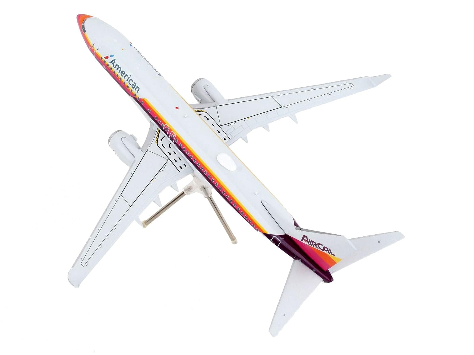Amazon.com: GeminiJets Boeing 737-800 Commercial Aircraft American