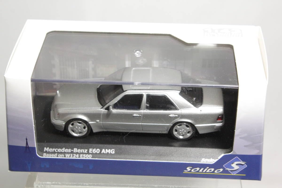 Amazon | solido 1/43 メルセデス ベンツ E60 AMG (W124 E500) Silver