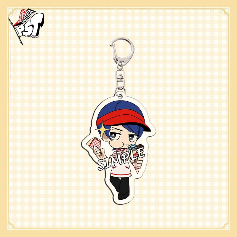 Amazon.co.jp: ペルソナ5 キーホルダー 8点セット 雨宮蓮 坂本竜司 高