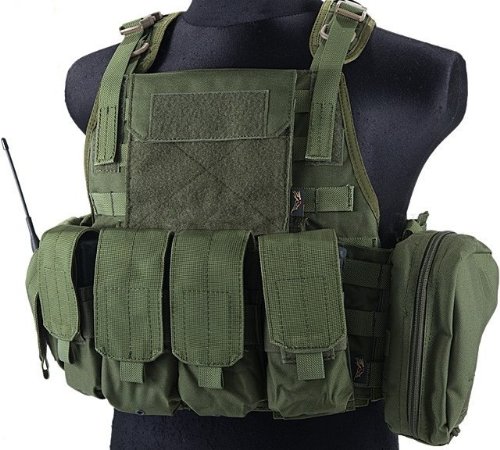 Amazon | Flyye MOLLE Style PC Plate Carrier with Pouch Set OD