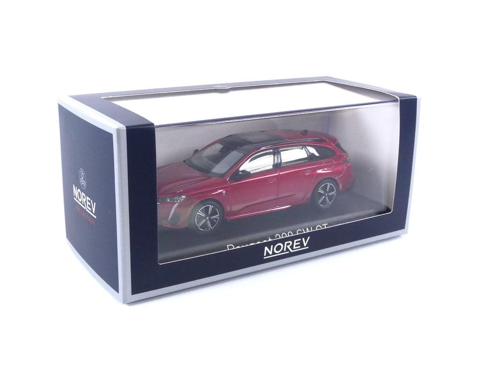 Amazon.co.jp: Noreb 1/43 Peugeot 308 SW GT 2021 Elixir Red