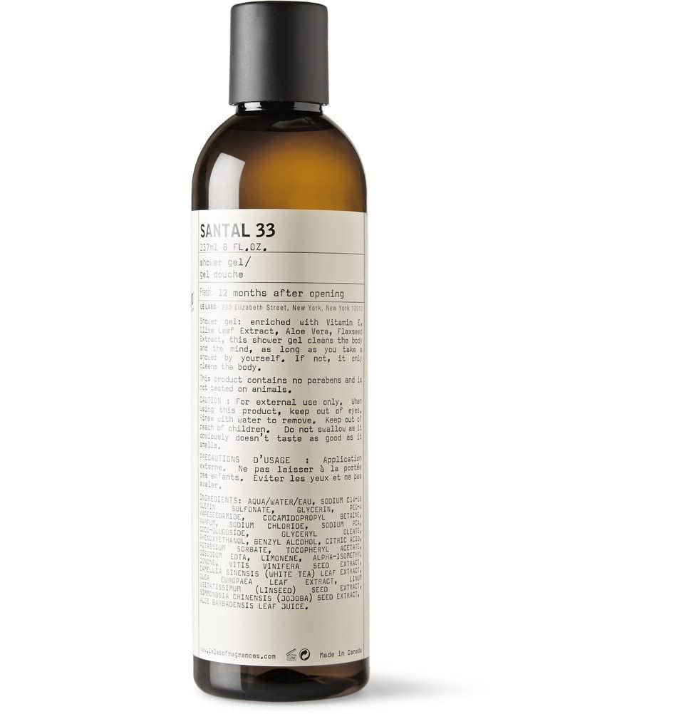 Amazon.com : Le Labo Santal 33 Shower Gel - 8 oz./237ml : Beauty