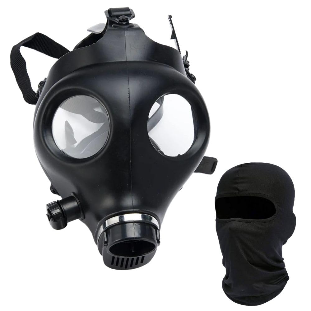 Amazon | [PLEAVIT] ガスマスク コスプレ サバゲー 軍用 フルフェイス