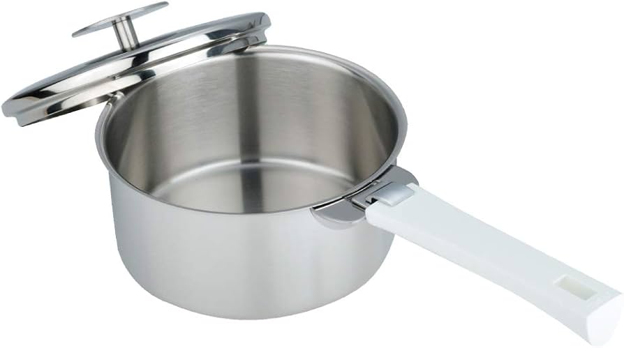 Amazon｜CRISTEL クリステル ステンレス 鍋 グラフィット深鍋 14cm