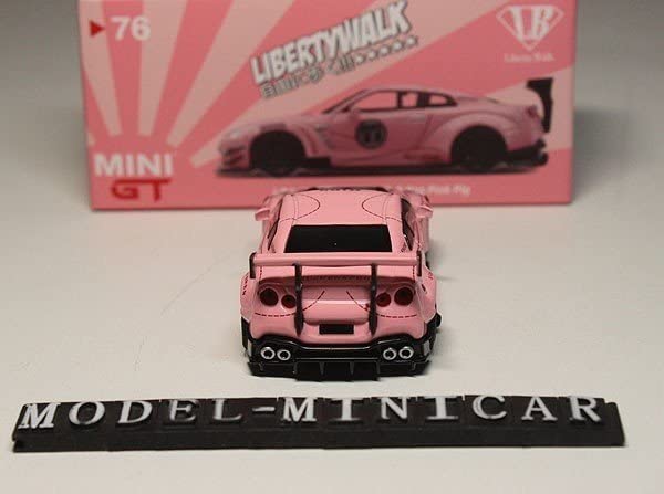Amazon | Pink Pig！MINIGT 1/64 日産 GT-R R35 LB Works Liberty Walk