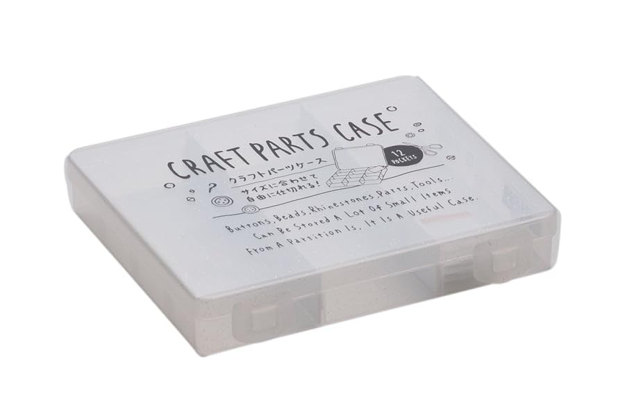 Amazon.co.jp: クラフトパーツケースミドル クリア 【まとめ買い120個