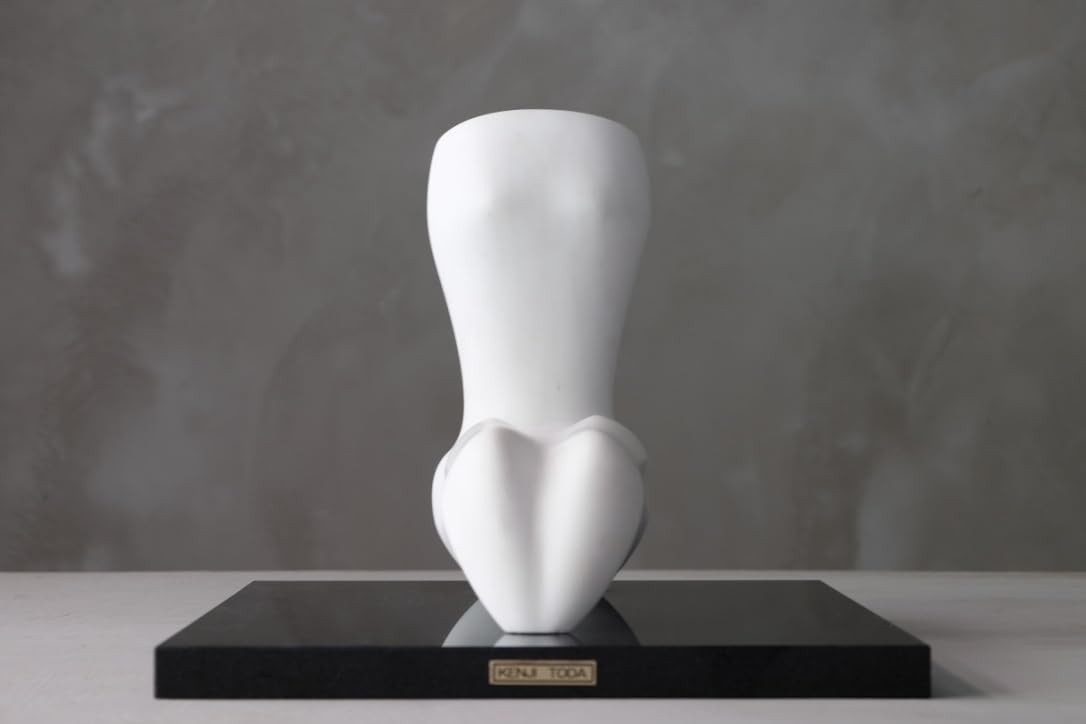 Amazon.co.jp: 00899 冨田憲二作 白大理石彫刻 オブジェ/裸婦像 石彫り