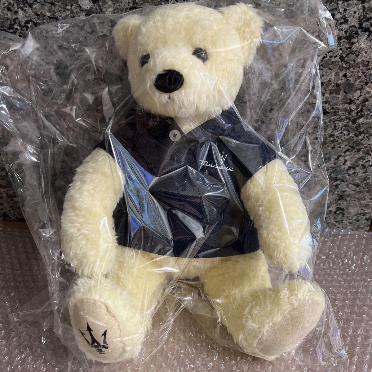 Amazon.co.jp: マセラティ マセラティ テディベア 白 ぬいぐるみ