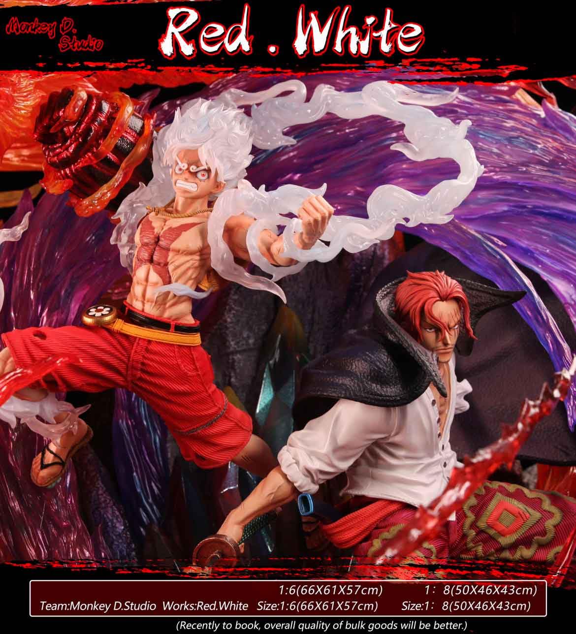 Amazon.co.jp: モンキー・D・ルフィ 赤髪のシャンクス フィギュア 1/6