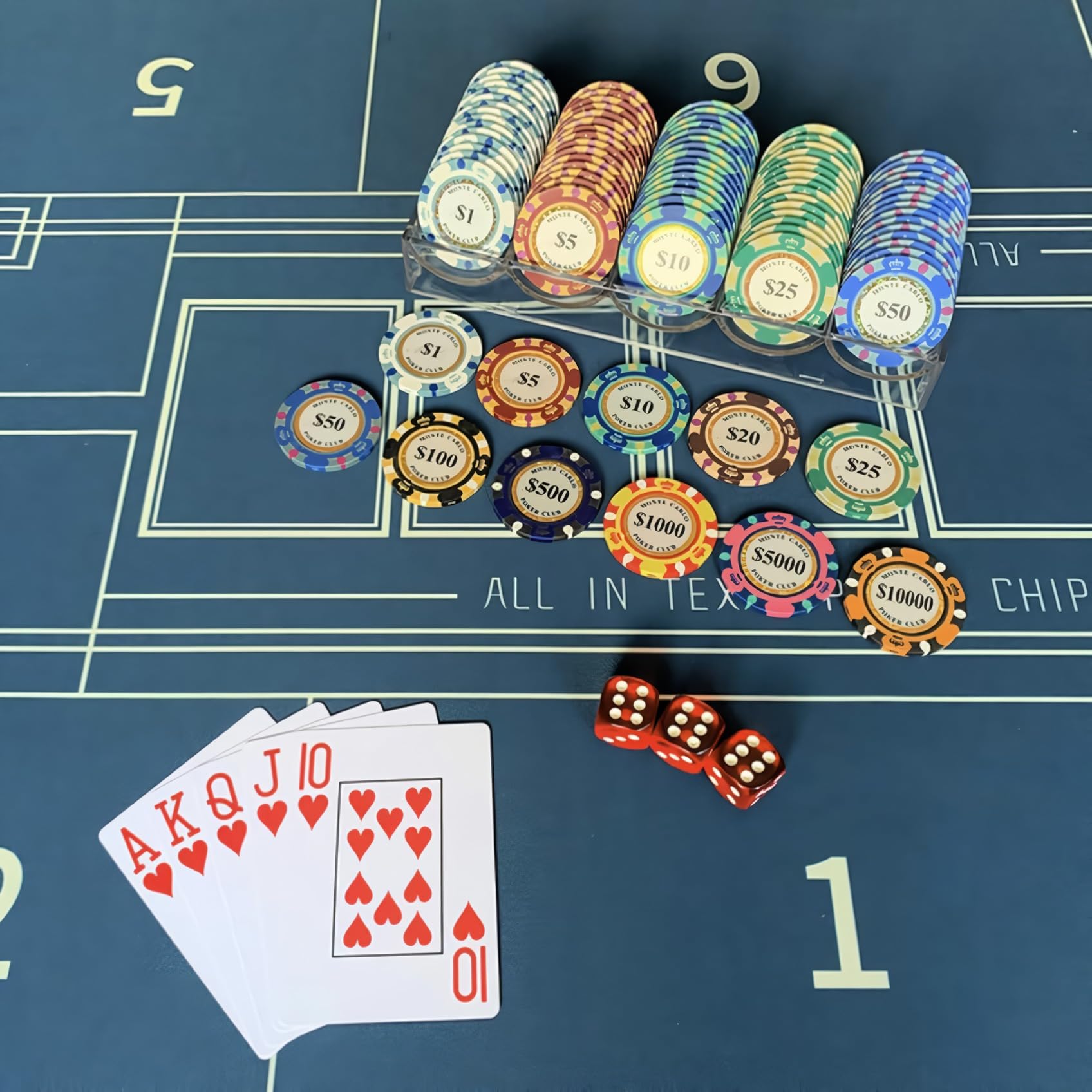 Amazon | モンテカルロ カジノチップ ポーカーチップ バカラチップ