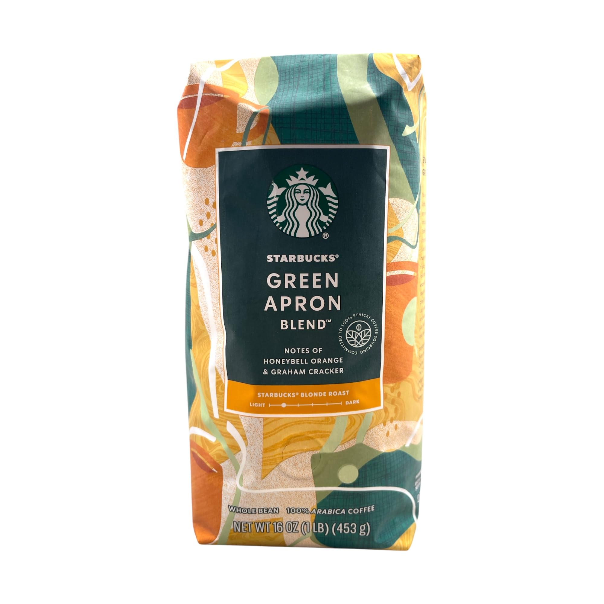 Amazon.com : Starbucks Green Apron Blend Blonde Roast Whole Bean