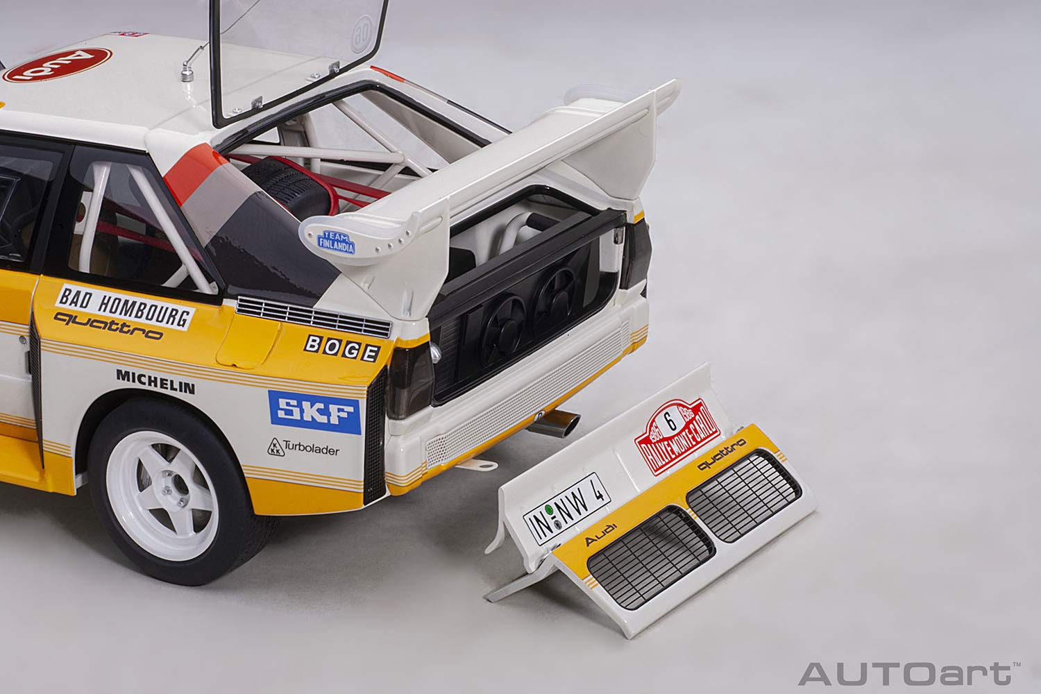 Amazon.co.jp: AUTOart 1/18 アウディ スポーツクワトロ S1 WRC '86 #6