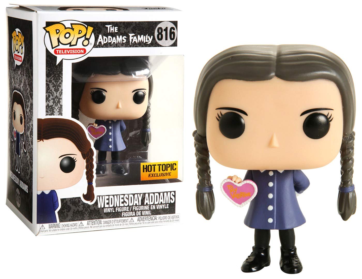 Amazon | Funko Pop The Addams Family。 Wednesday Addams #816