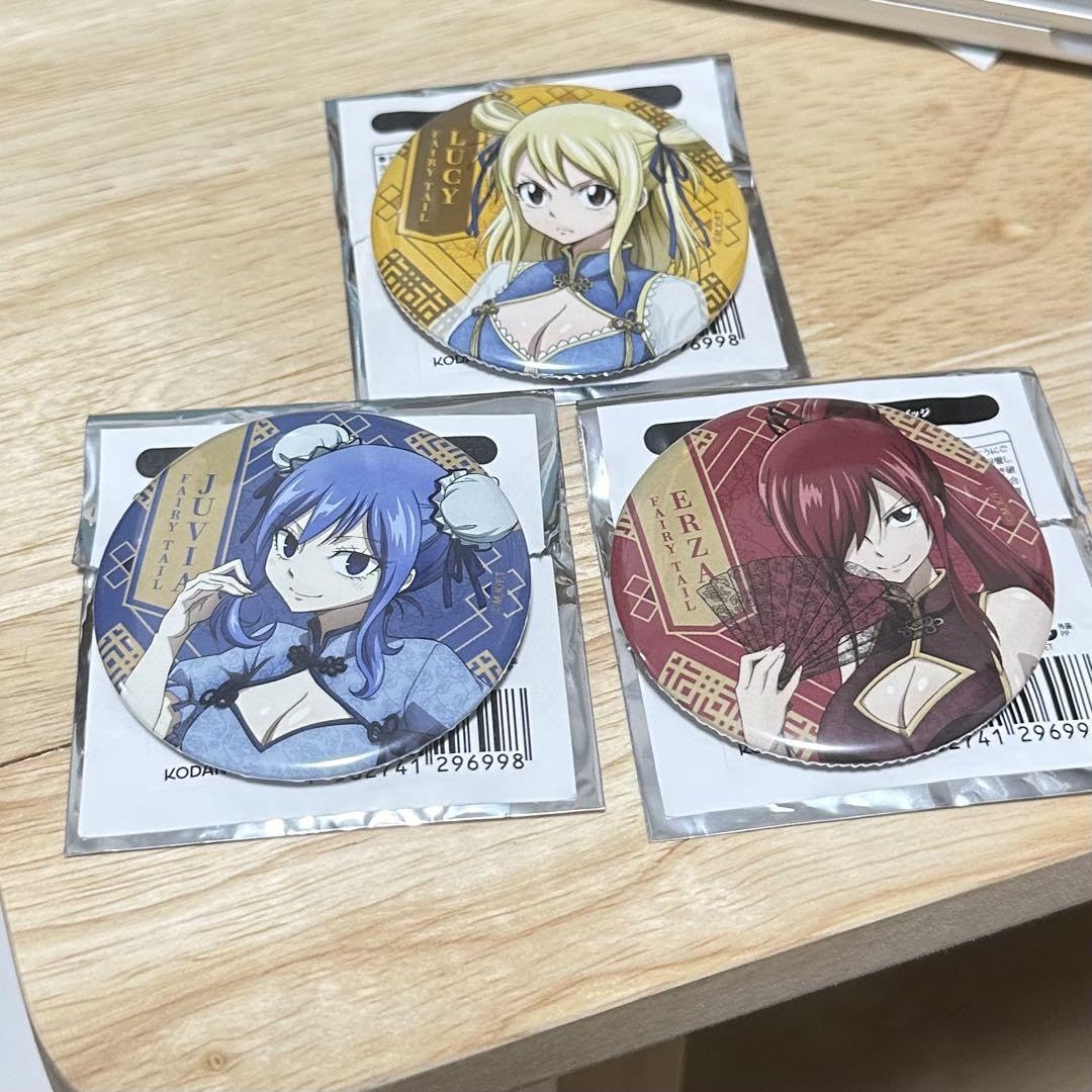 Amazon.co.jp: フェアリーテイル チャイナ 缶バッジ ジュビアロクサー