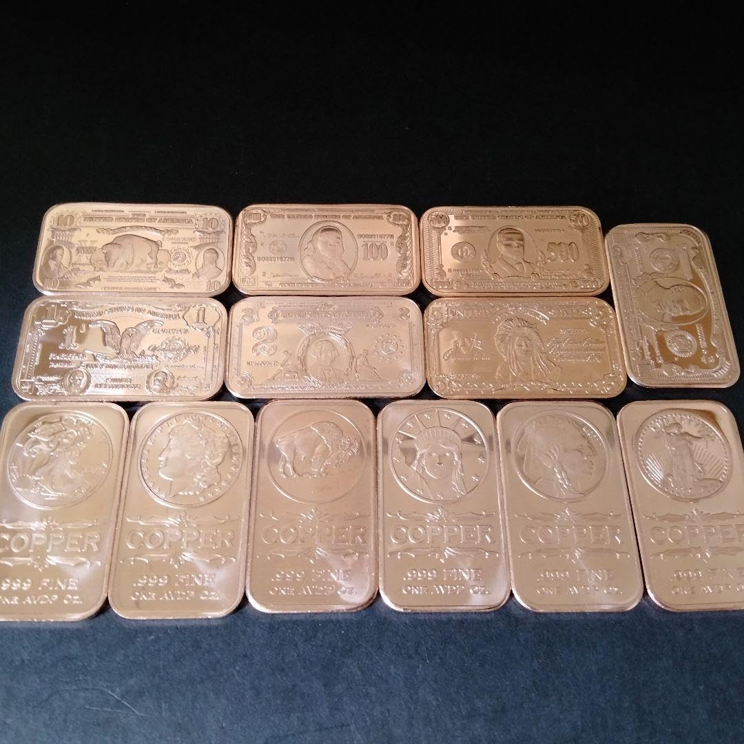 Amazon.co.jp: 純銅インゴット（純度99.9%） 1オンス 銅バー 銅