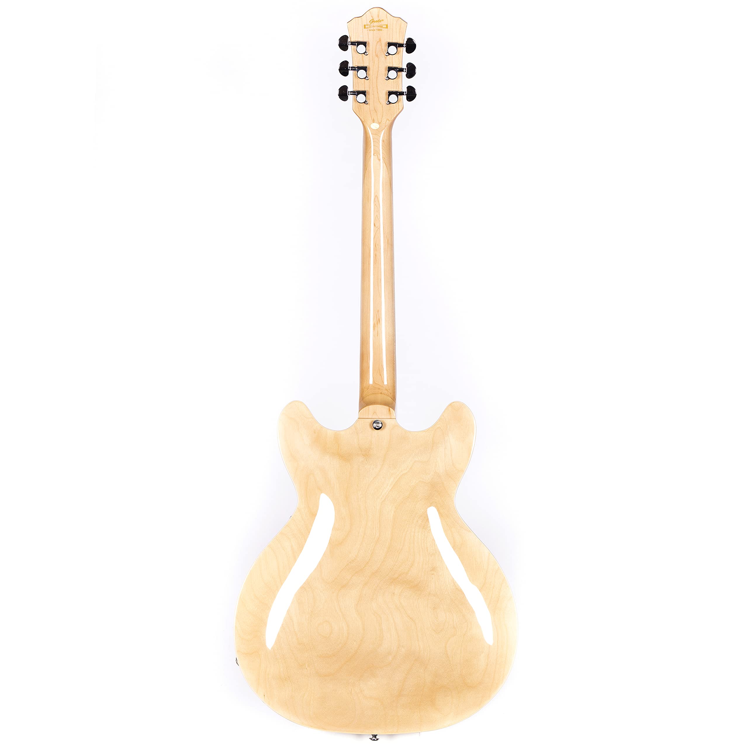 Amazon | GROTE Full Scale Electric Guitar Semi-Hollow Body Guitar