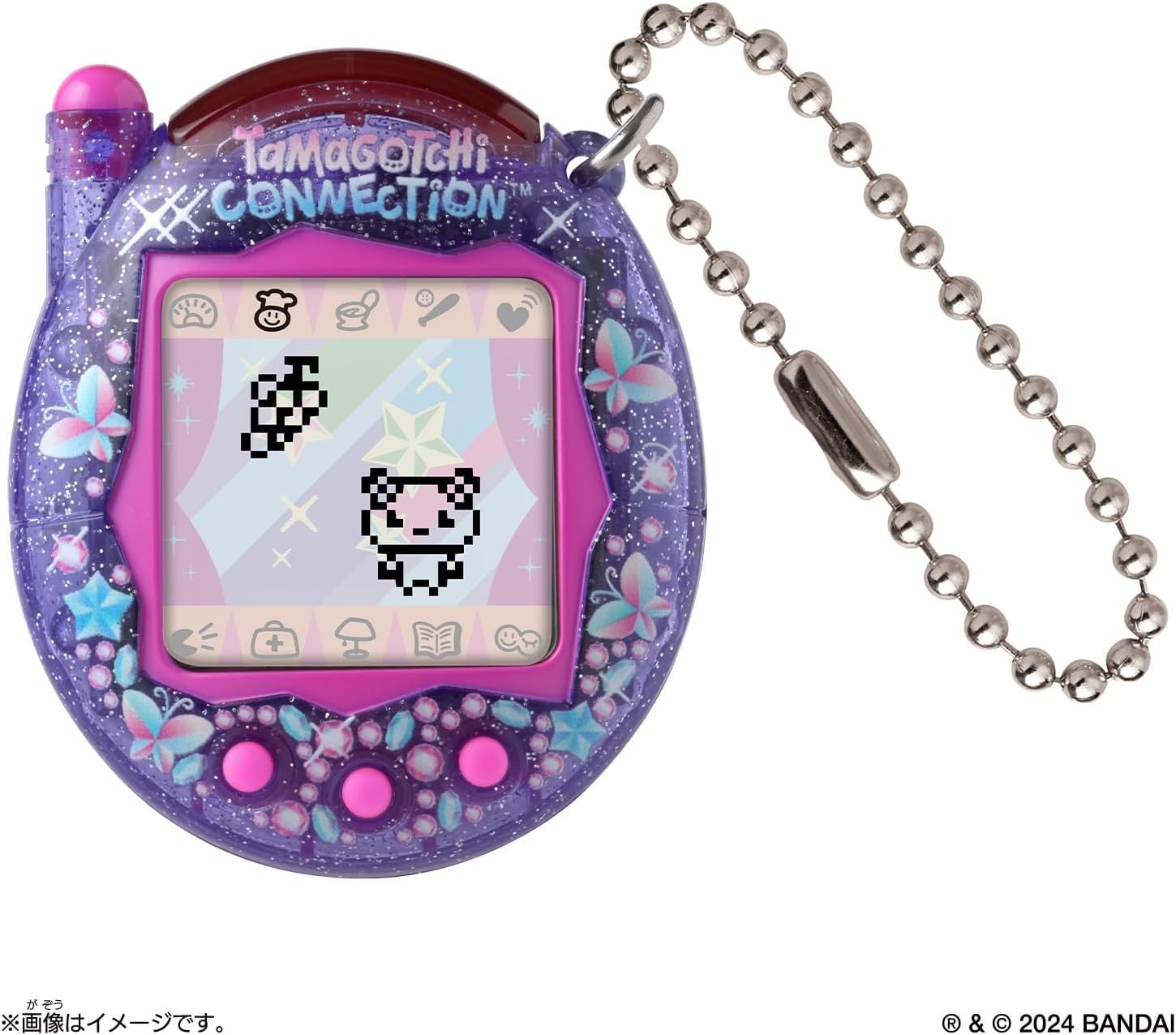 Amazon | バンダ イ たまごっ ち Connection ラインストーンパープル