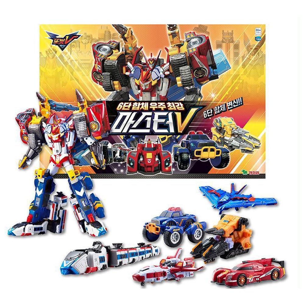 Amazon.co.jp: [トボット] MASTER V 六段合体 マスターV 韓国 人気