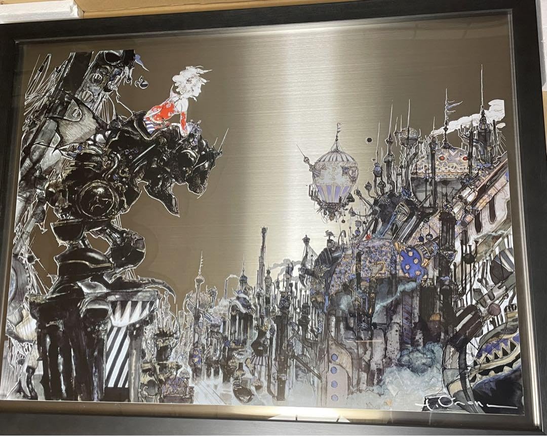 Amazon.co.jp: 超 天野喜孝 街DX 絵画 版画 本人サイン 保証書付き