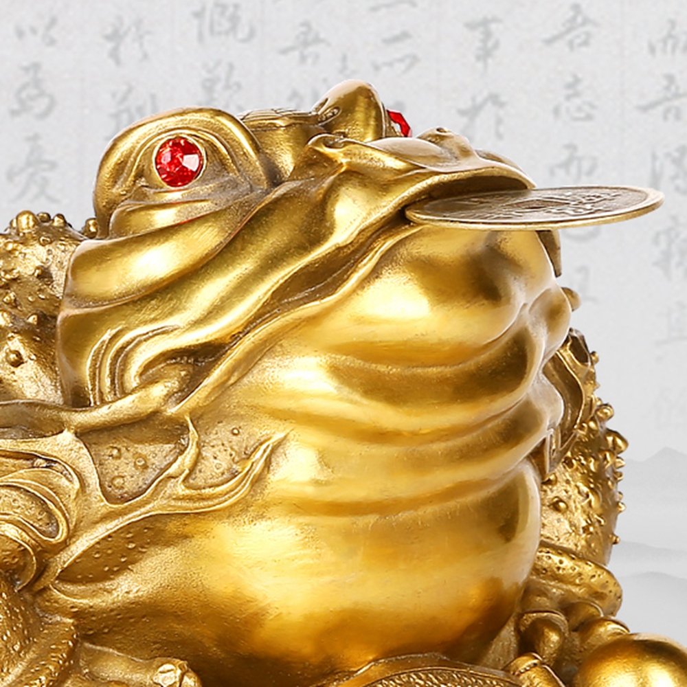 Amazon.co.jp: 三脚蛙 三本脚の蛙 三脚蟾蜍 銭蛙 カエル 銅製 北斗七星