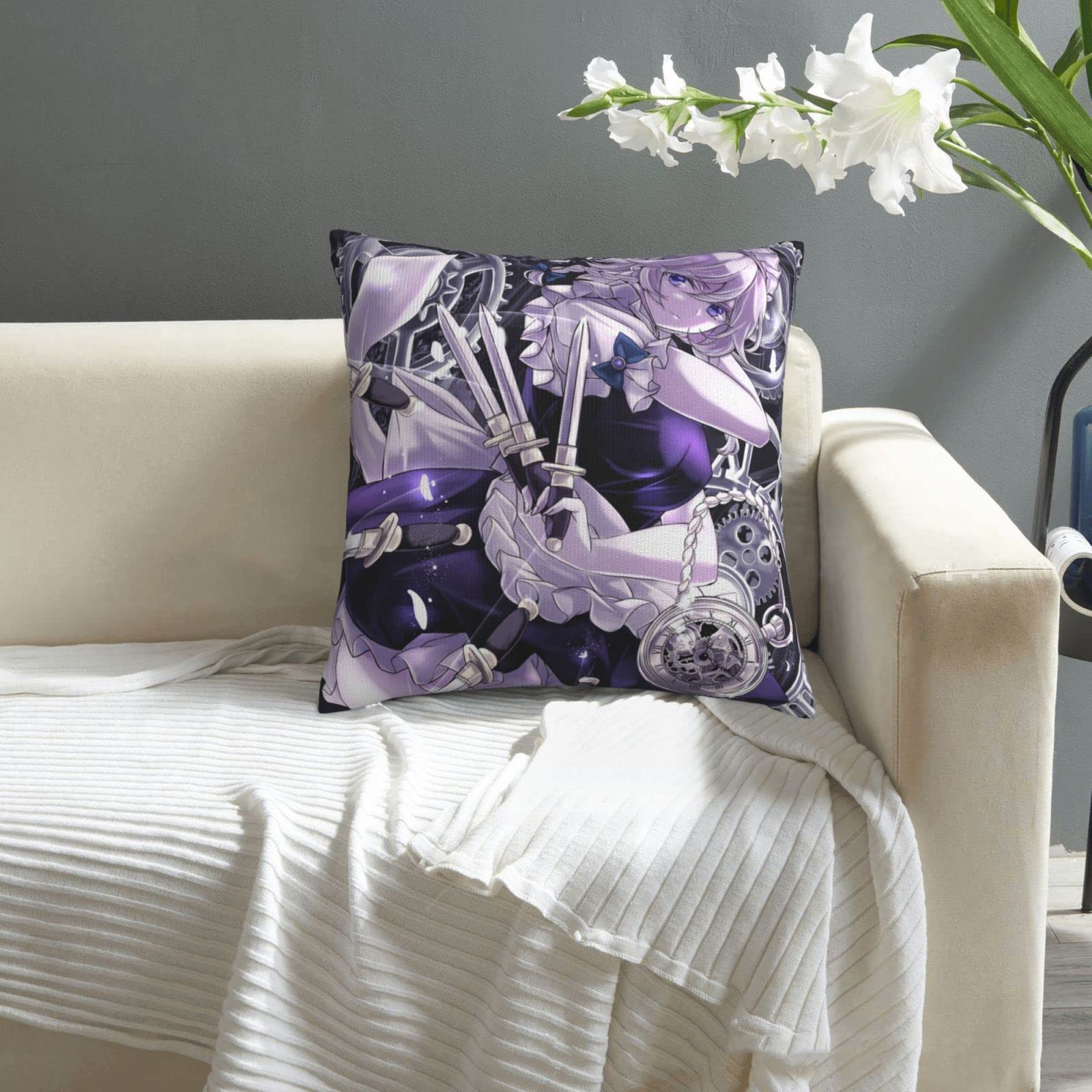 Amazon｜東方project 十六夜咲夜 (7) クッションカバー 抱き枕カバー