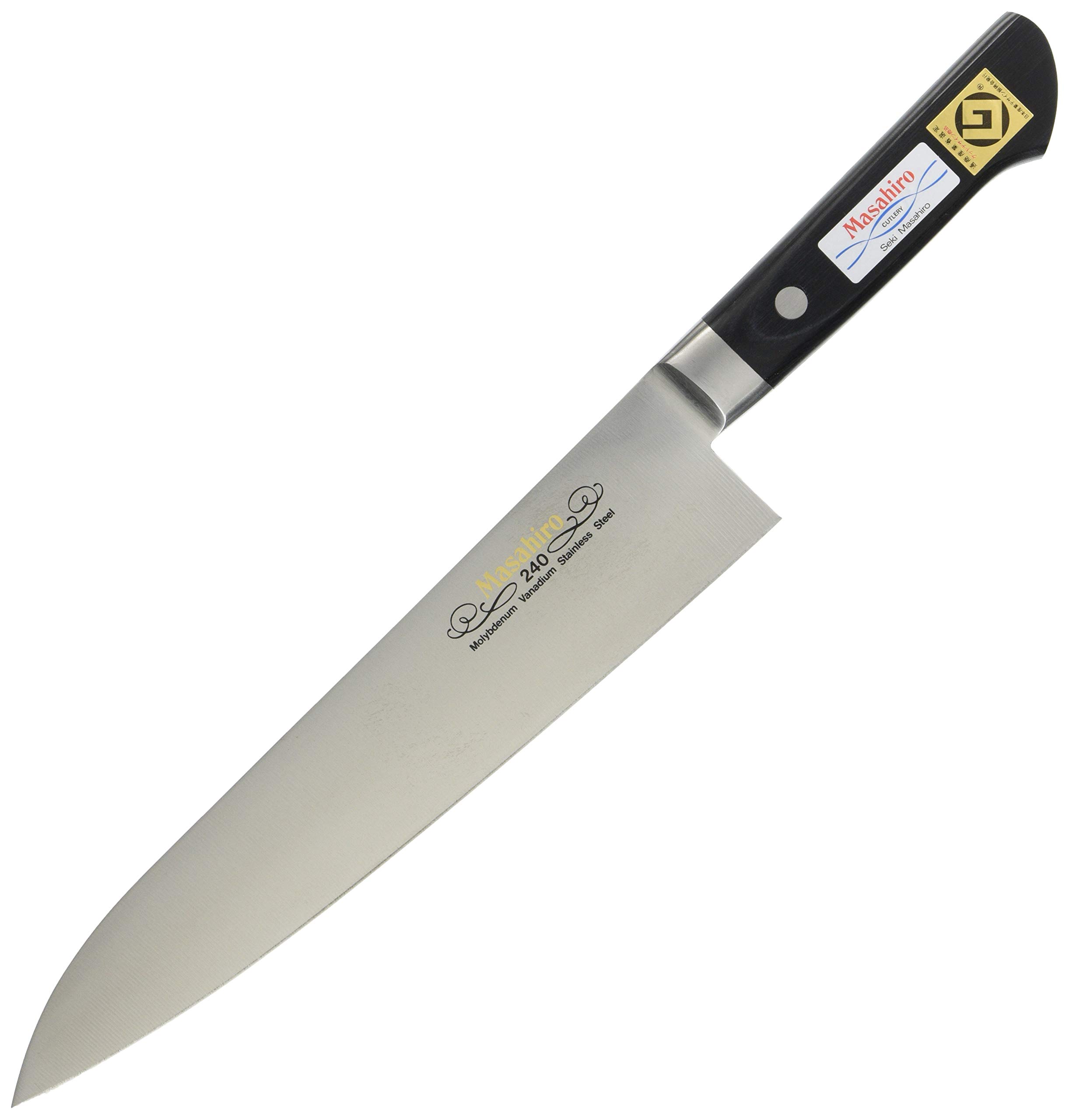 Amazon｜正広作 MV口金ステンレス包丁 牛刀 240mm 左用 13812｜牛刀