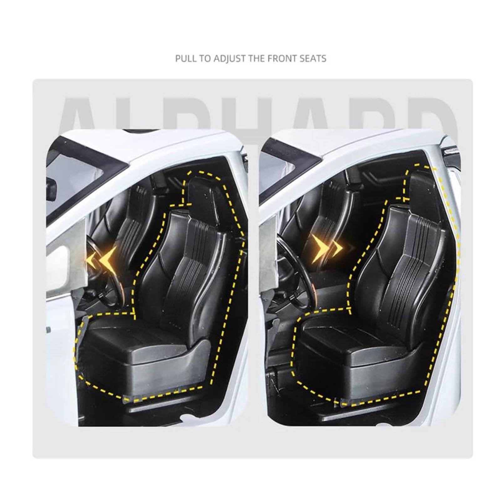 Amazon.co.jp: ダイキャストカー 1:18 トヨタ アルファード MPV