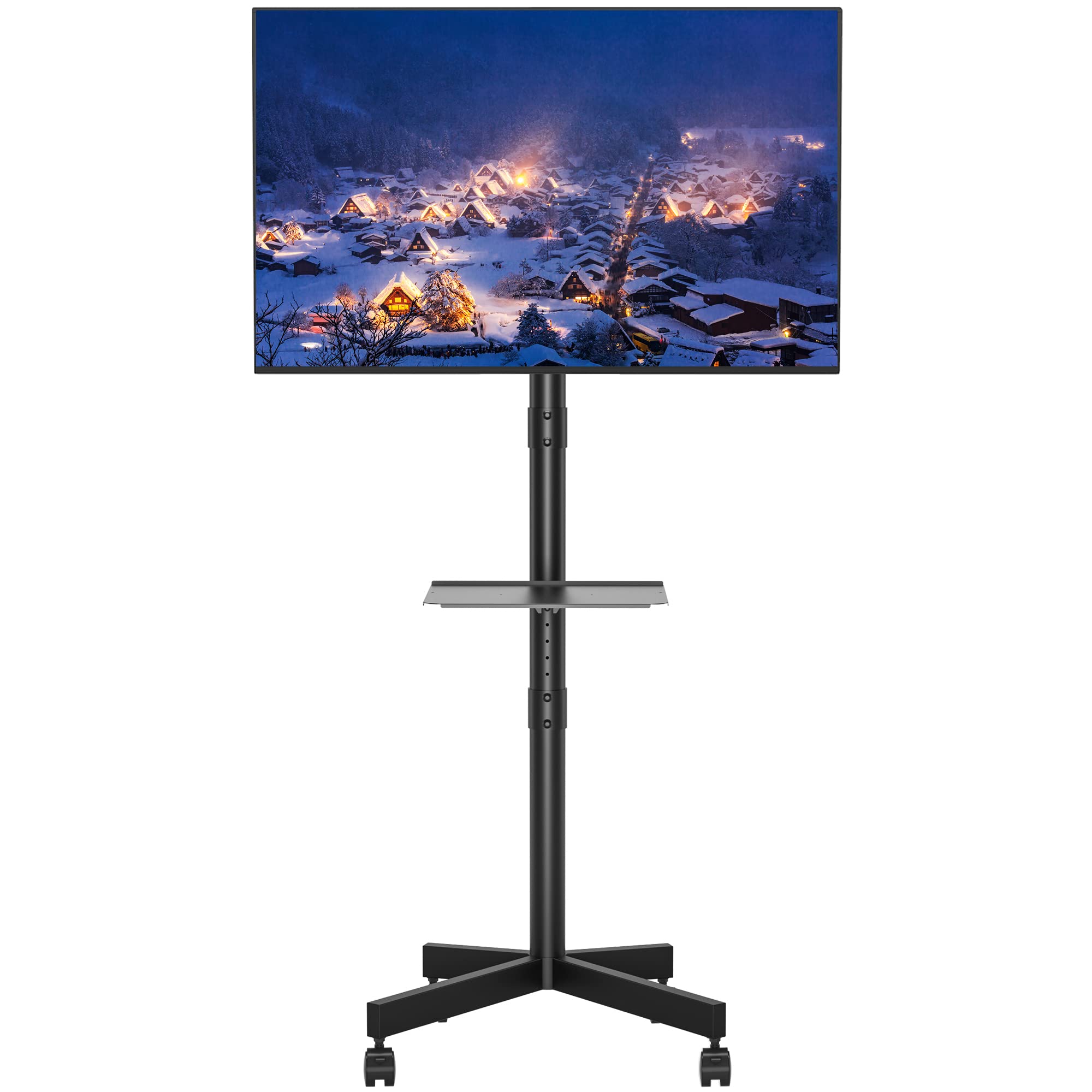 Amazon.co.jp: 1homefurnit テレビスタンド 移動式 キャスター付き 23