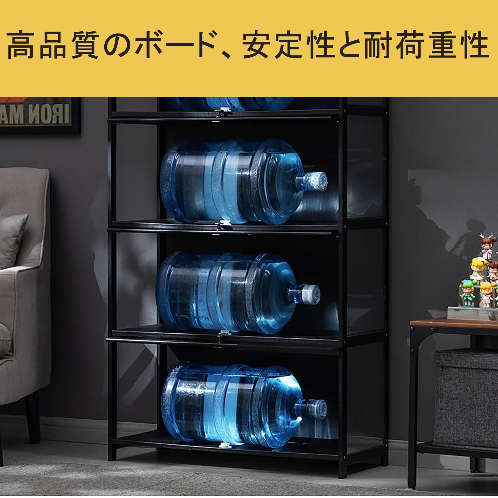 Amazon.co.jp: NEONMAN アクリル ショーケース 天然竹製コレクション