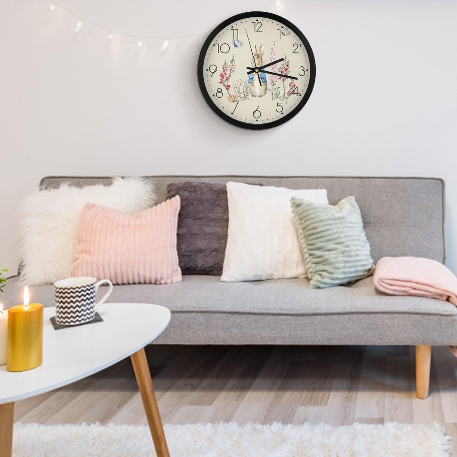 Amazon.co.jp: 時計 ピーターラビット 掛け時計 かけ時計 壁掛け時計