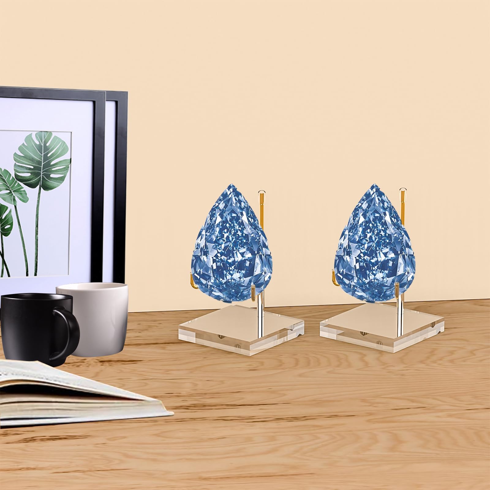 Amazon.co.jp: TOCCOOL 博物館の鉱石標本展示 ディスプレイ、 鉱物