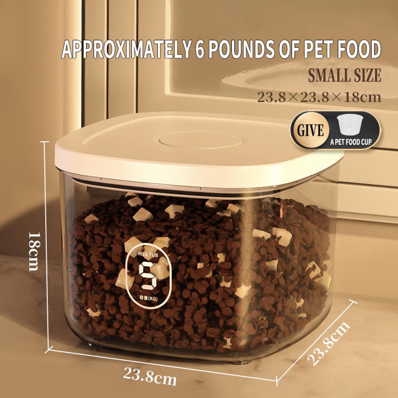 Amazon.co.jp: ペットフード ストッカー 真空 自動排気 ペットフード