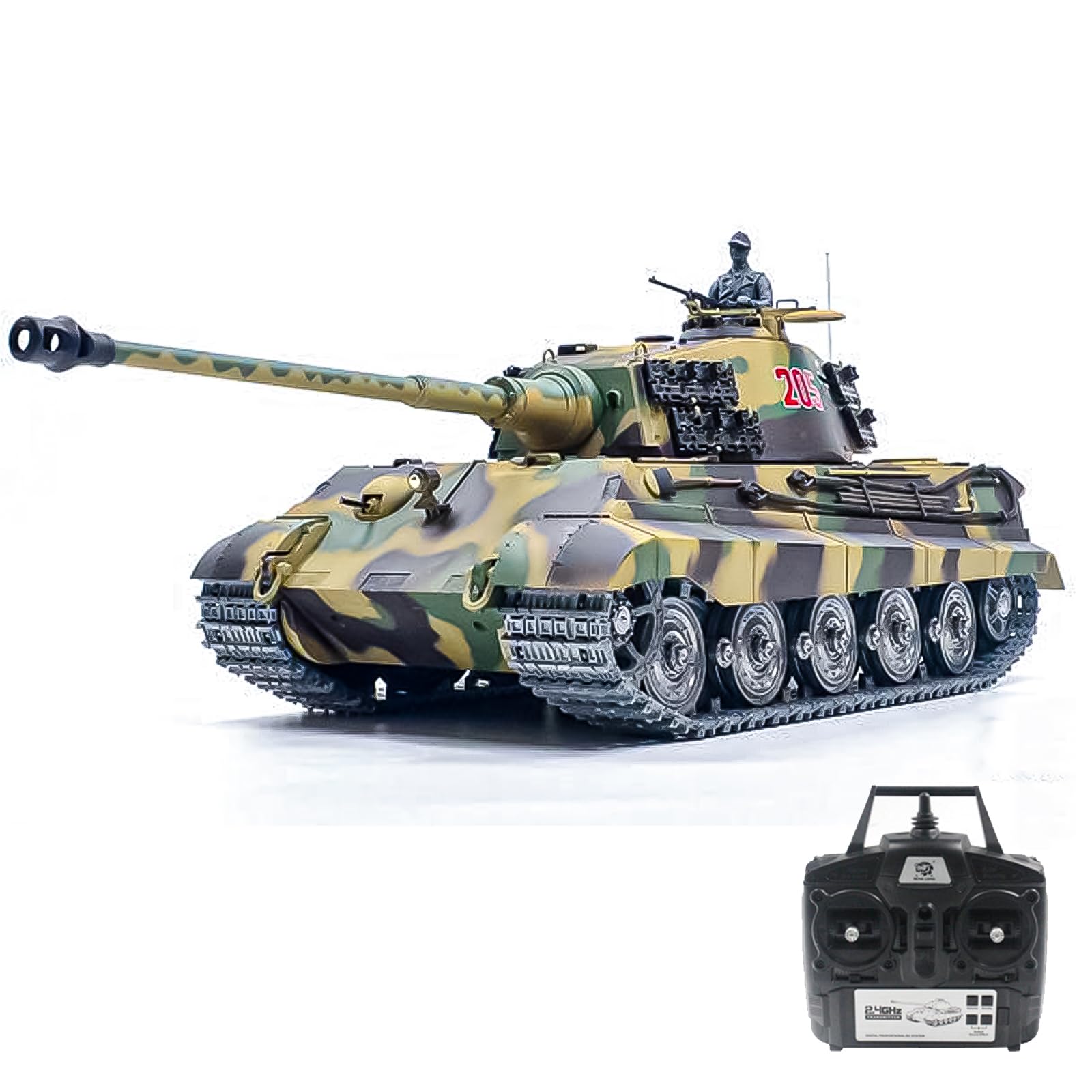 Amazon.co.jp: Homepatche ラジコン戦車 ドイツ陸軍 キングタイガー