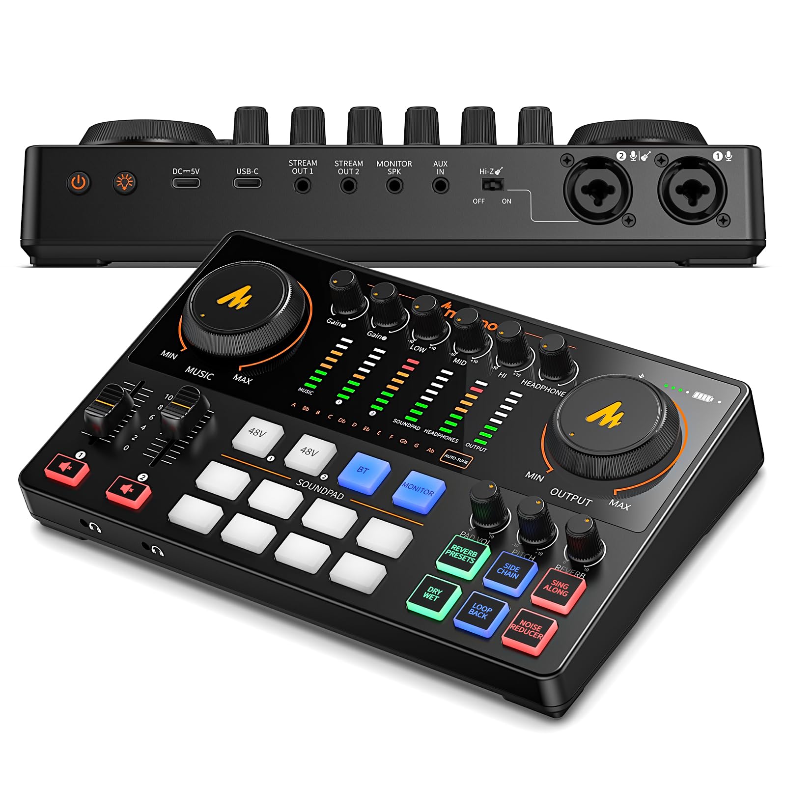 Amazon.com: MAONO Podcast Equipment Bundle: Audio Interface mixer