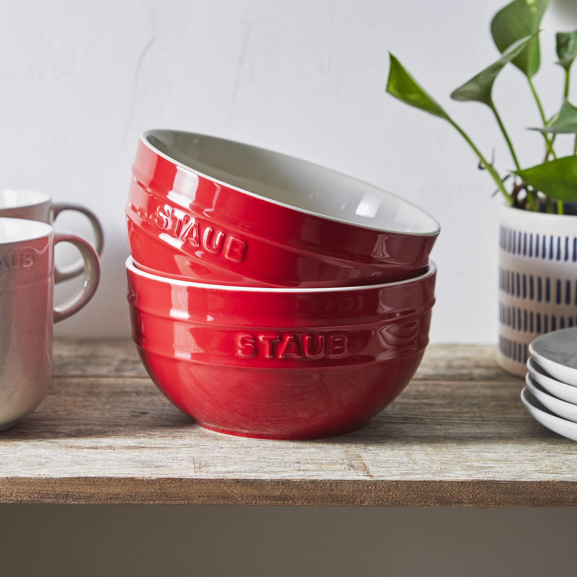 Amazon.com: STAUB Ceramic 2-pc Large Universal Bowl Set, 6.5-inch