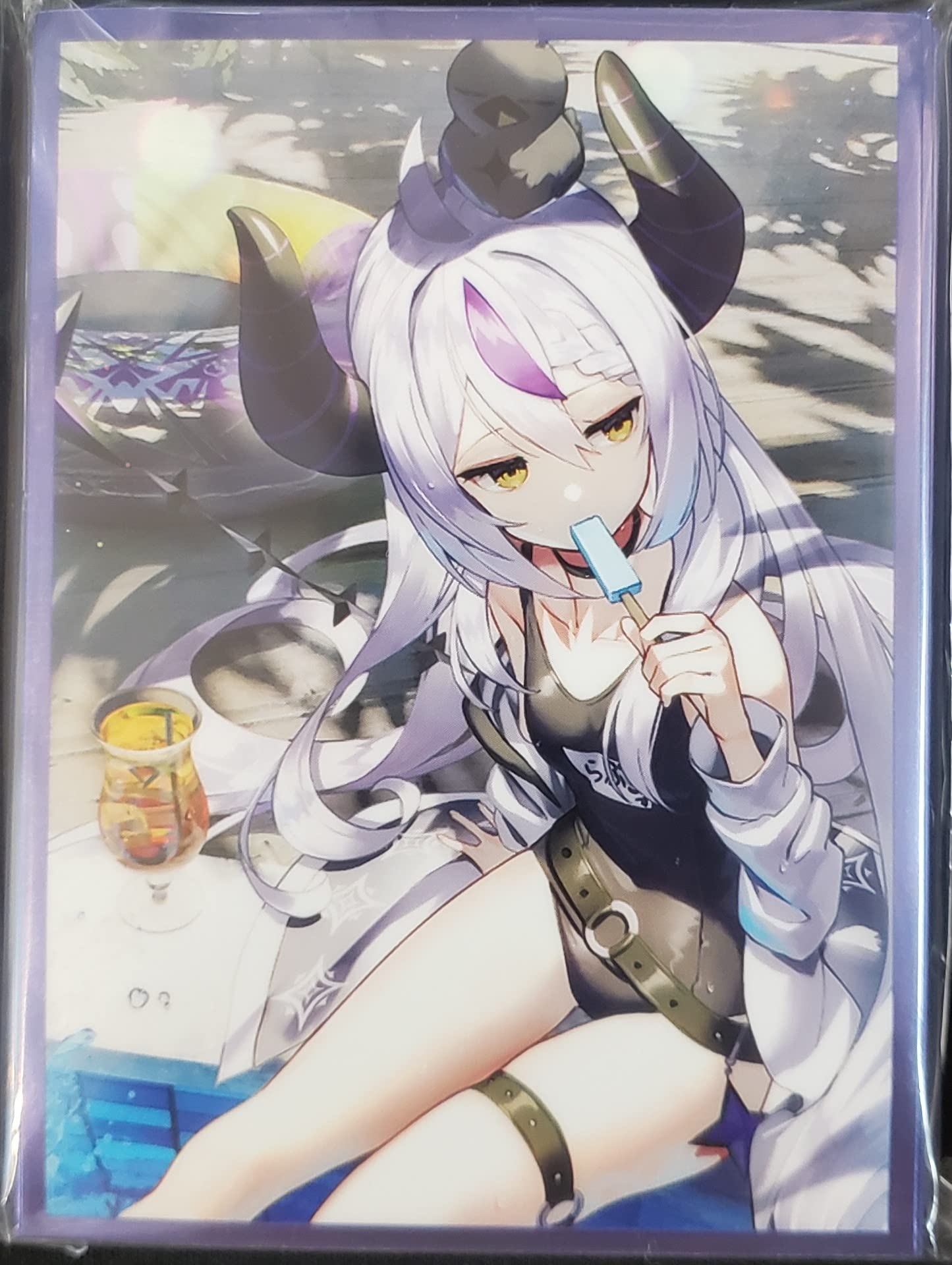 Amazon.co.jp: 白詰草 スタンダードサイズ カードスリーブ 『ホロ 水着