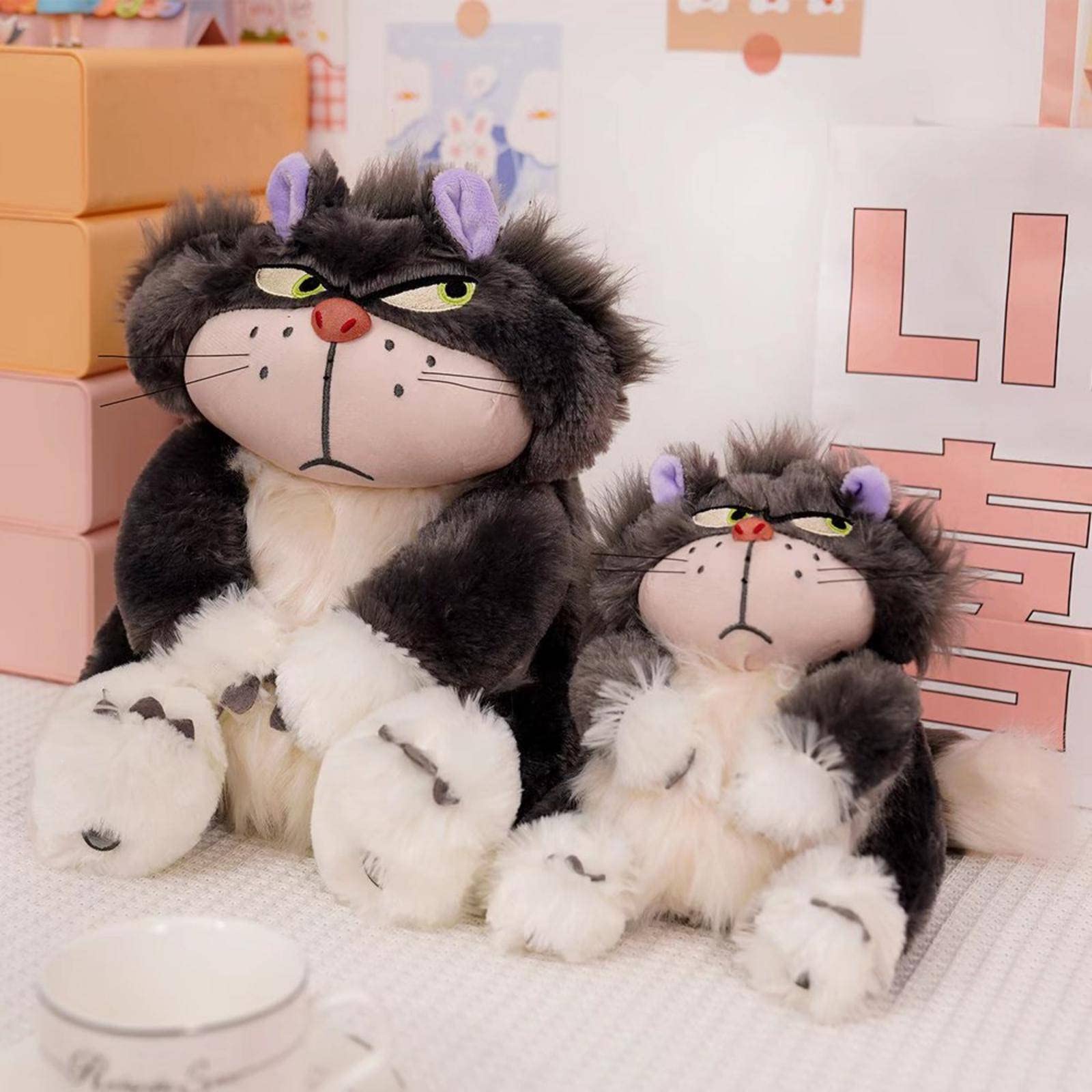 Amazon.co.jp: ルシファー猫ぬいぐるみ、シンデレラルシファー猫漫画