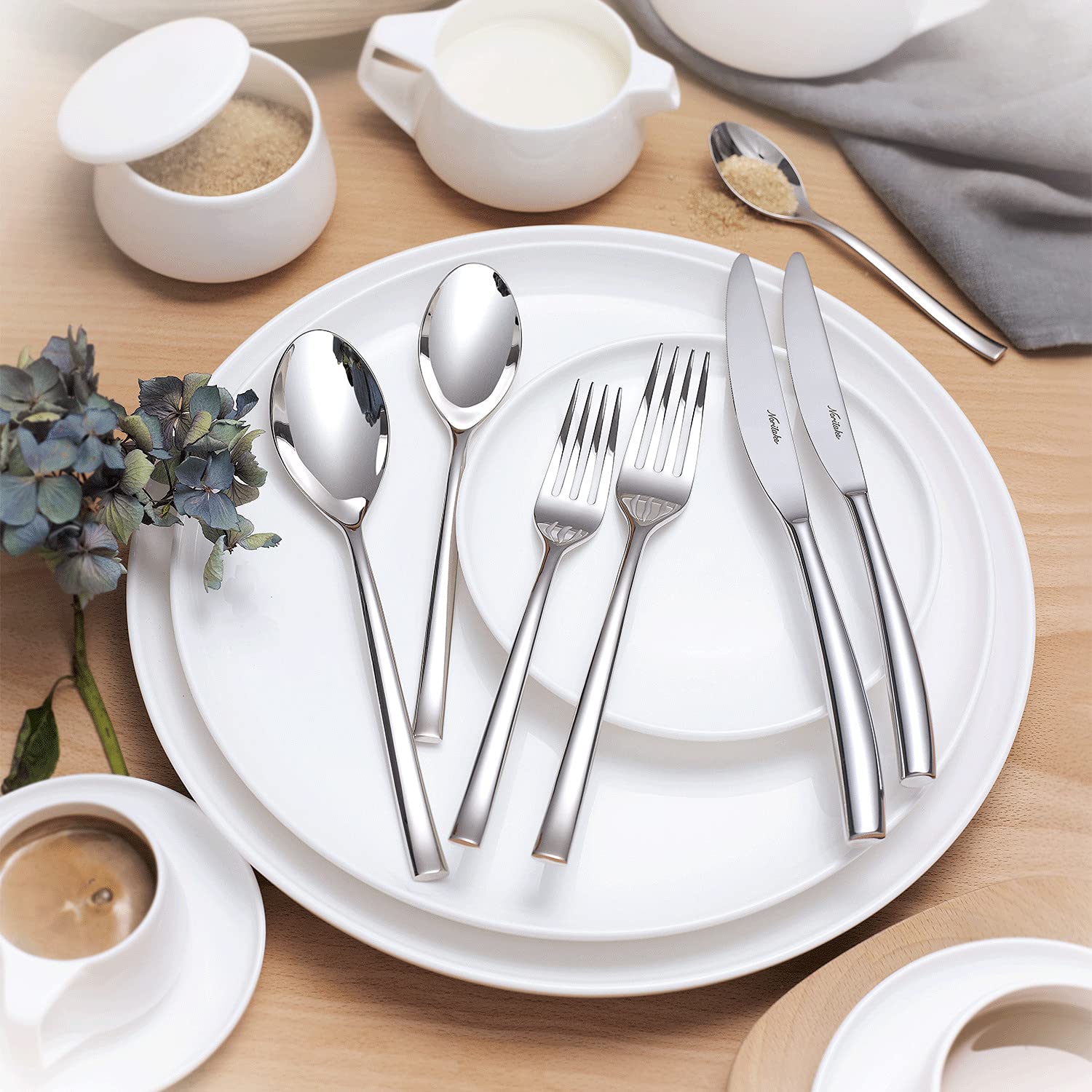 Amazon.co.jp: Noritake ノリタケ テーブル ナイフ ( 片刃付き ) 23.5