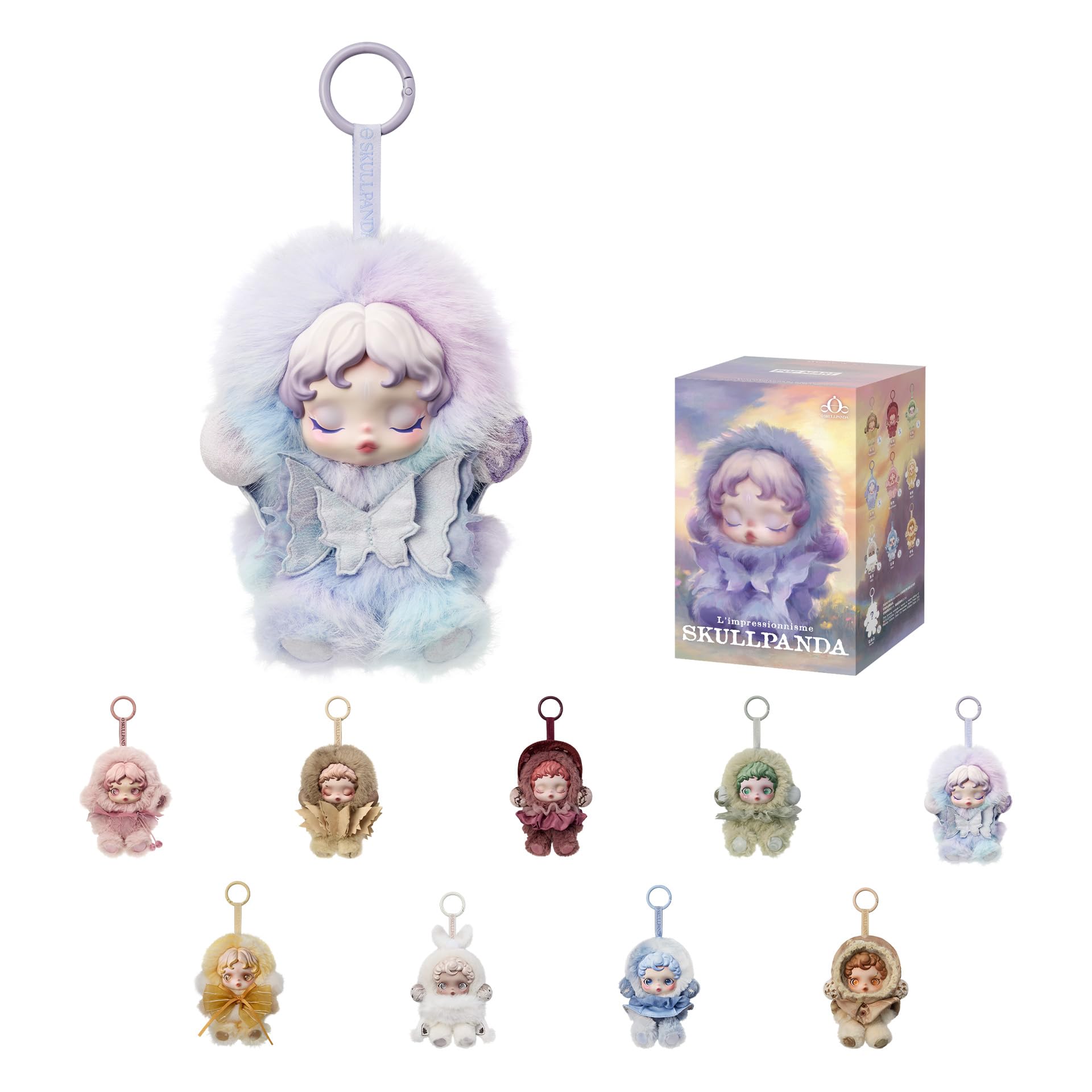 Amazon.com: POP MART SKULLPANDA L'impressionnisme Series Plush