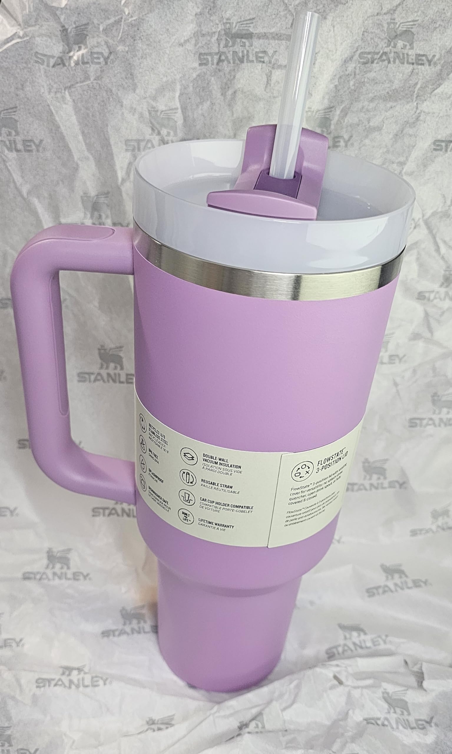 STANLEY THE QUENCHER H2.0 FLOWSTATE™ TUMBLER | 40 OZ Lilac